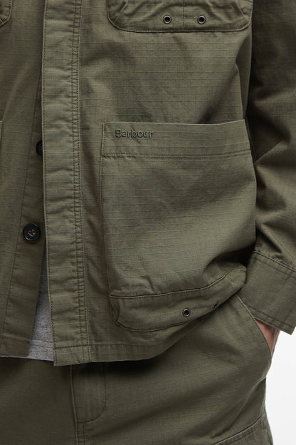 Westmorland Ripstop Overshirt - BURNT OLIVE