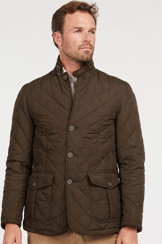 Quilted Lutz Jacket - OLIVE