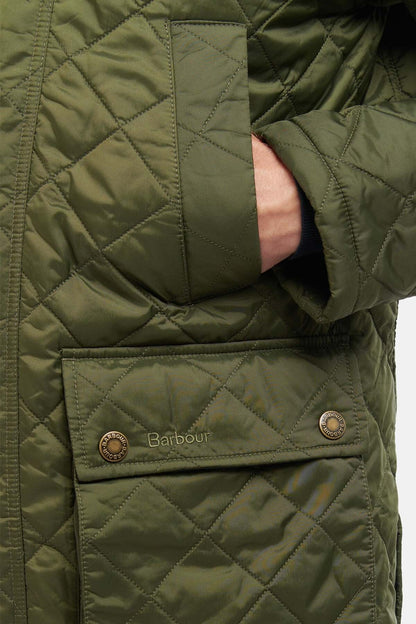Ashby Quilted Jacket - OLIVE