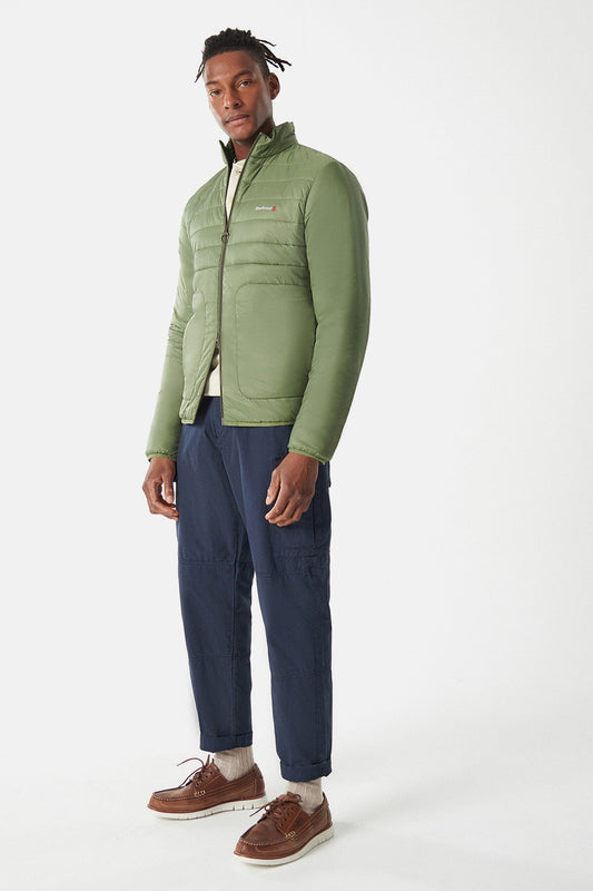 Summer Baffle quilt - OLIVINE