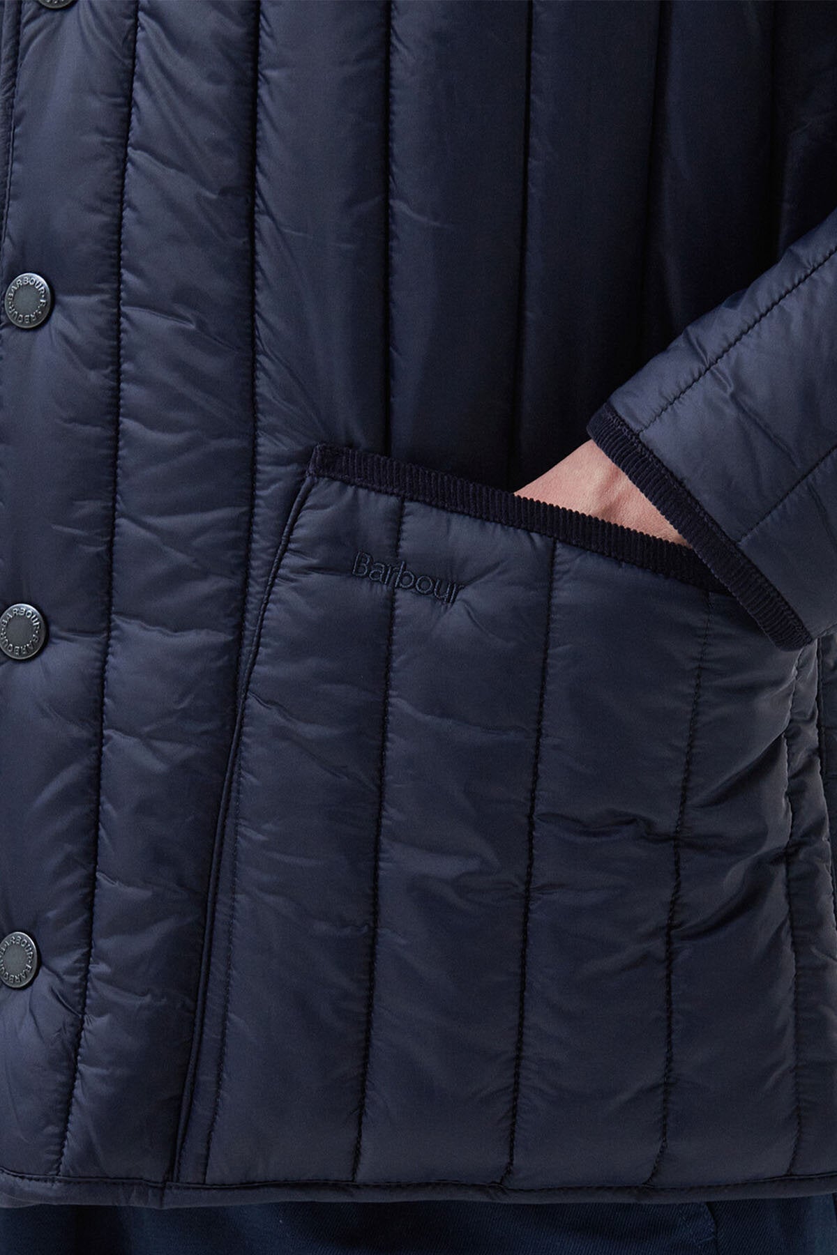 Herring Quilted Jacket - NAVY