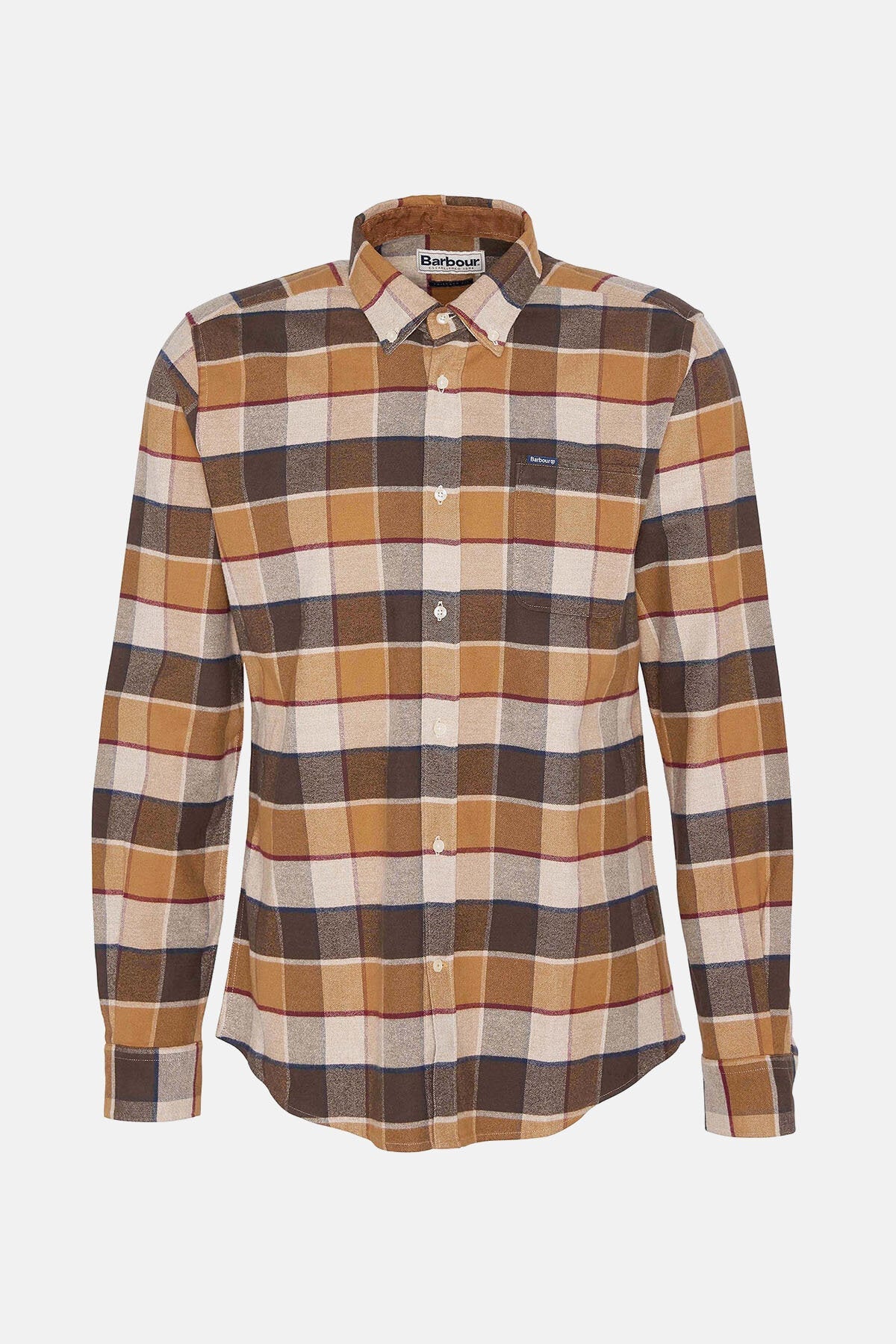 Valley Tailored Long-Sleeved Shirt - BROWN