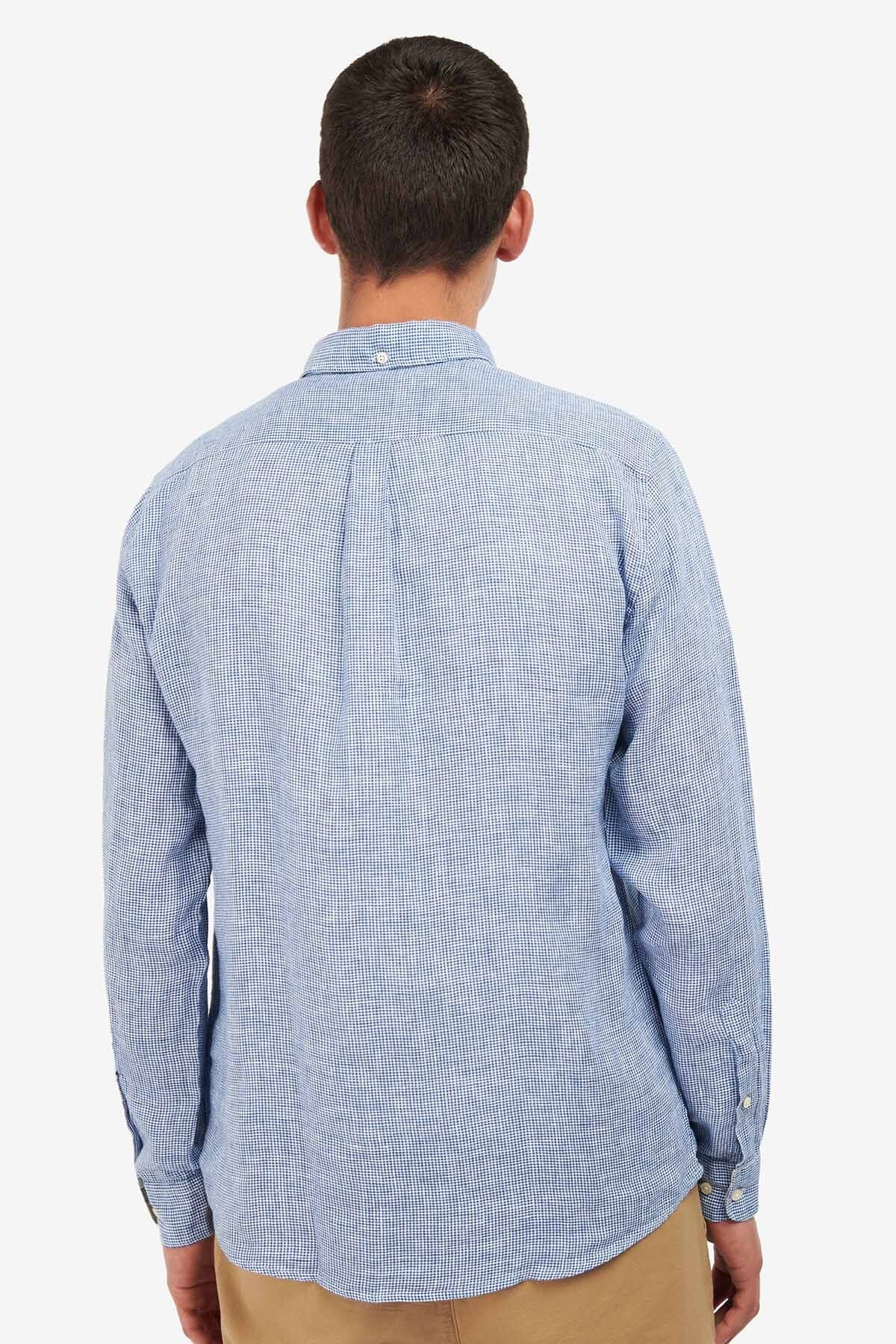 Linton Tailored Linen Shirt - NAVY