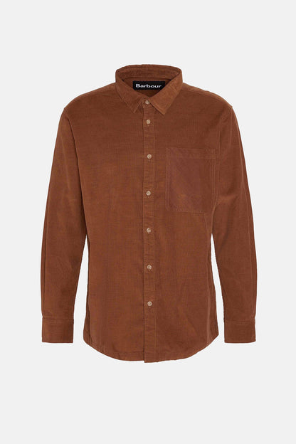 Wolfwood Oversized Long-Sleeved Check Shirt - BROWN