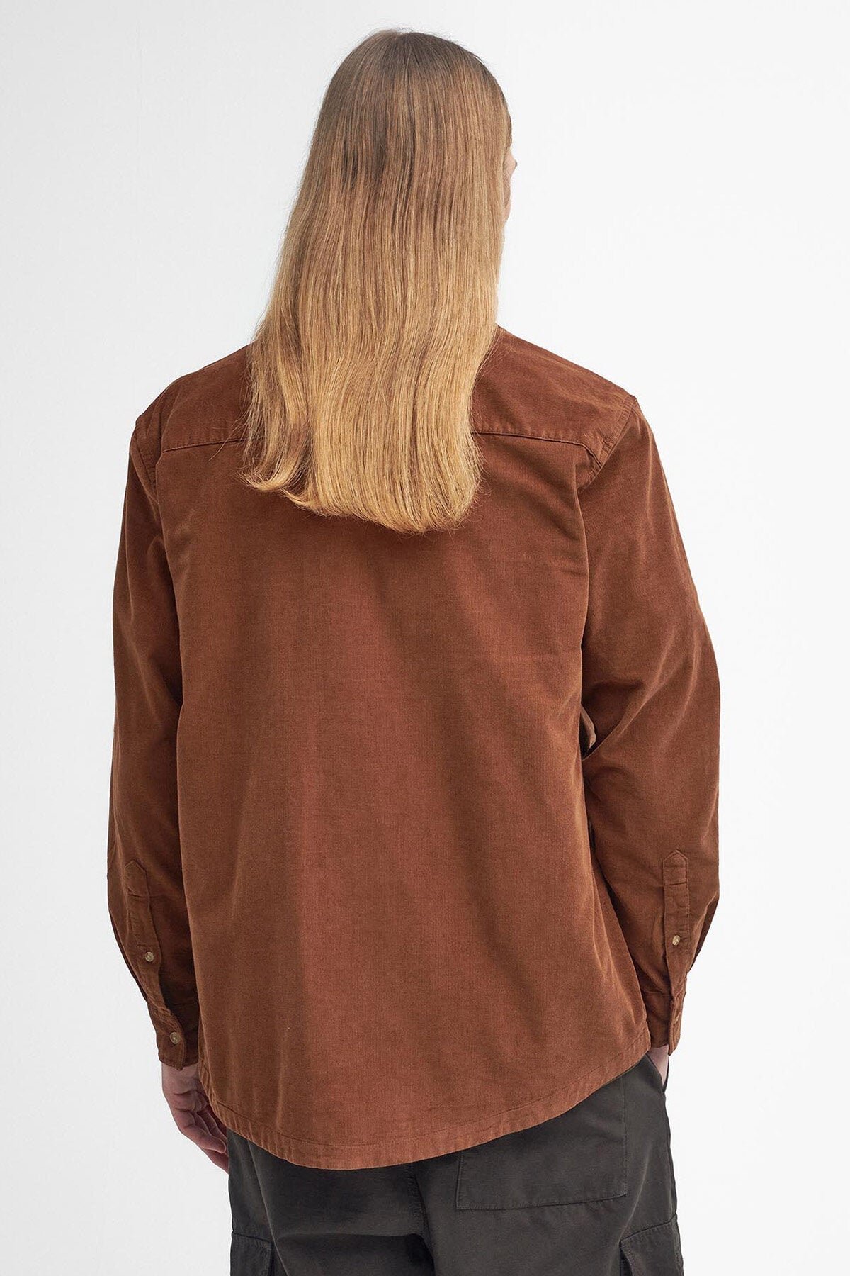 Wolfwood Oversized Long-Sleeved Check Shirt - BROWN