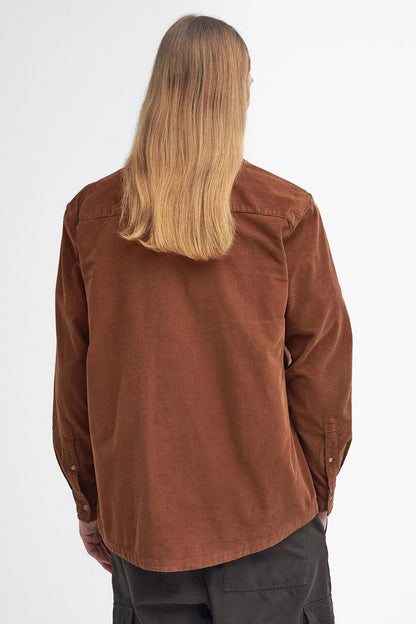 Wolfwood Oversized Long-Sleeved Check Shirt - BROWN