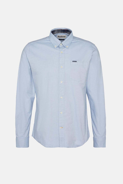 Marsden Tailored Long-Sleeved Shirt - COOL BLUE