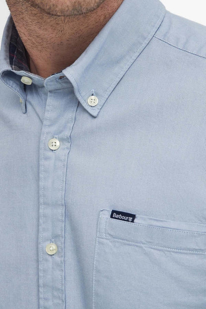 Marsden Tailored Long-Sleeved Shirt - COOL BLUE