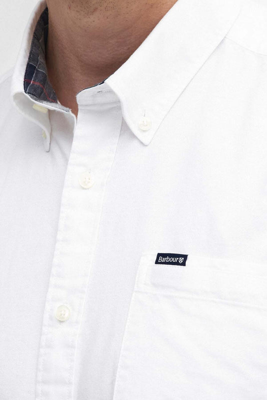 Marsden Tailored Long-Sleeved Shirt - WHITE
