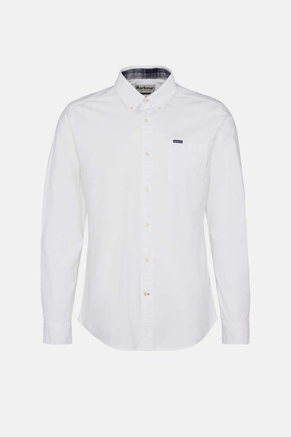 Marsden Tailored Long-Sleeved Shirt - WHITE