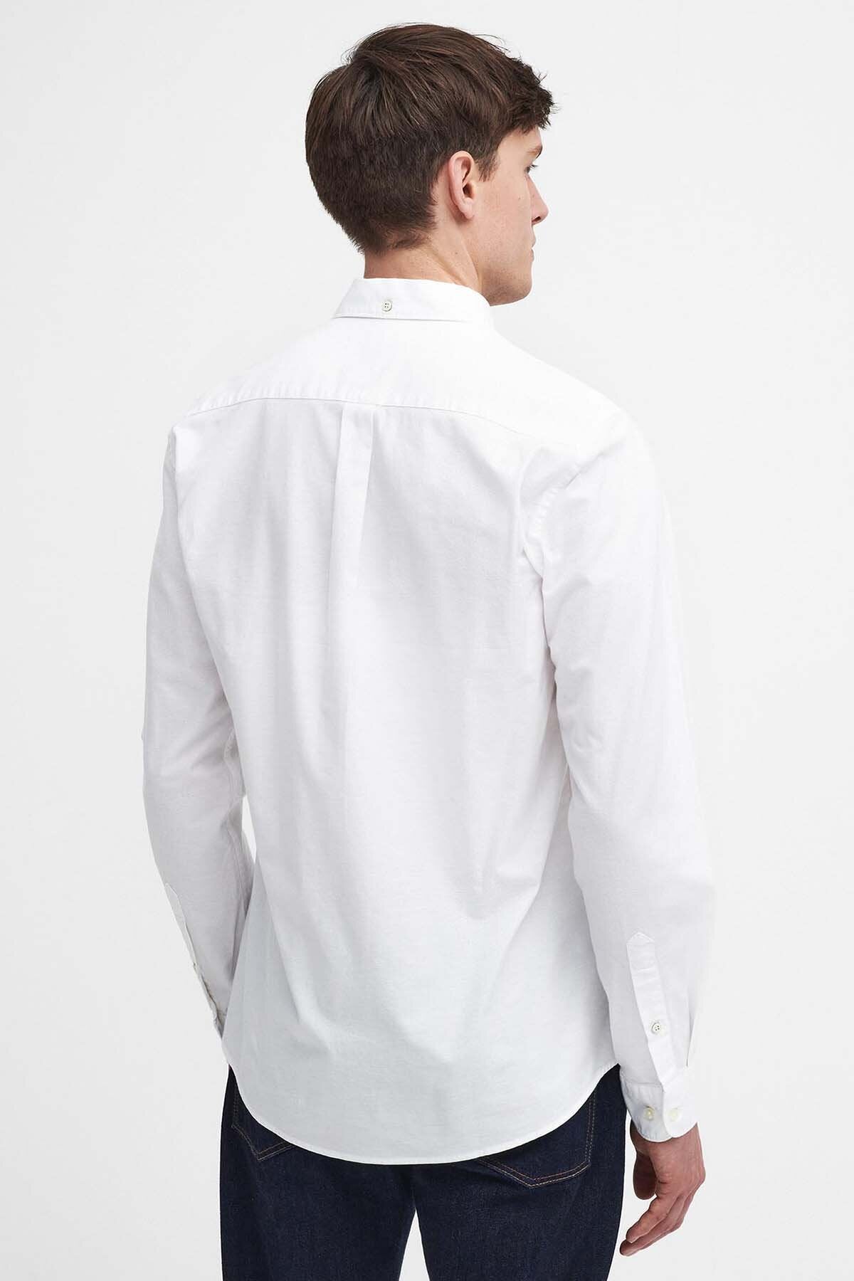 Marsden Tailored Long-Sleeved Shirt - WHITE