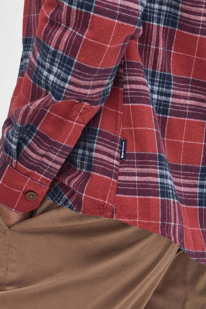 Allenhill Tailored Long Sleeved Shirt - HIGHLAND RED