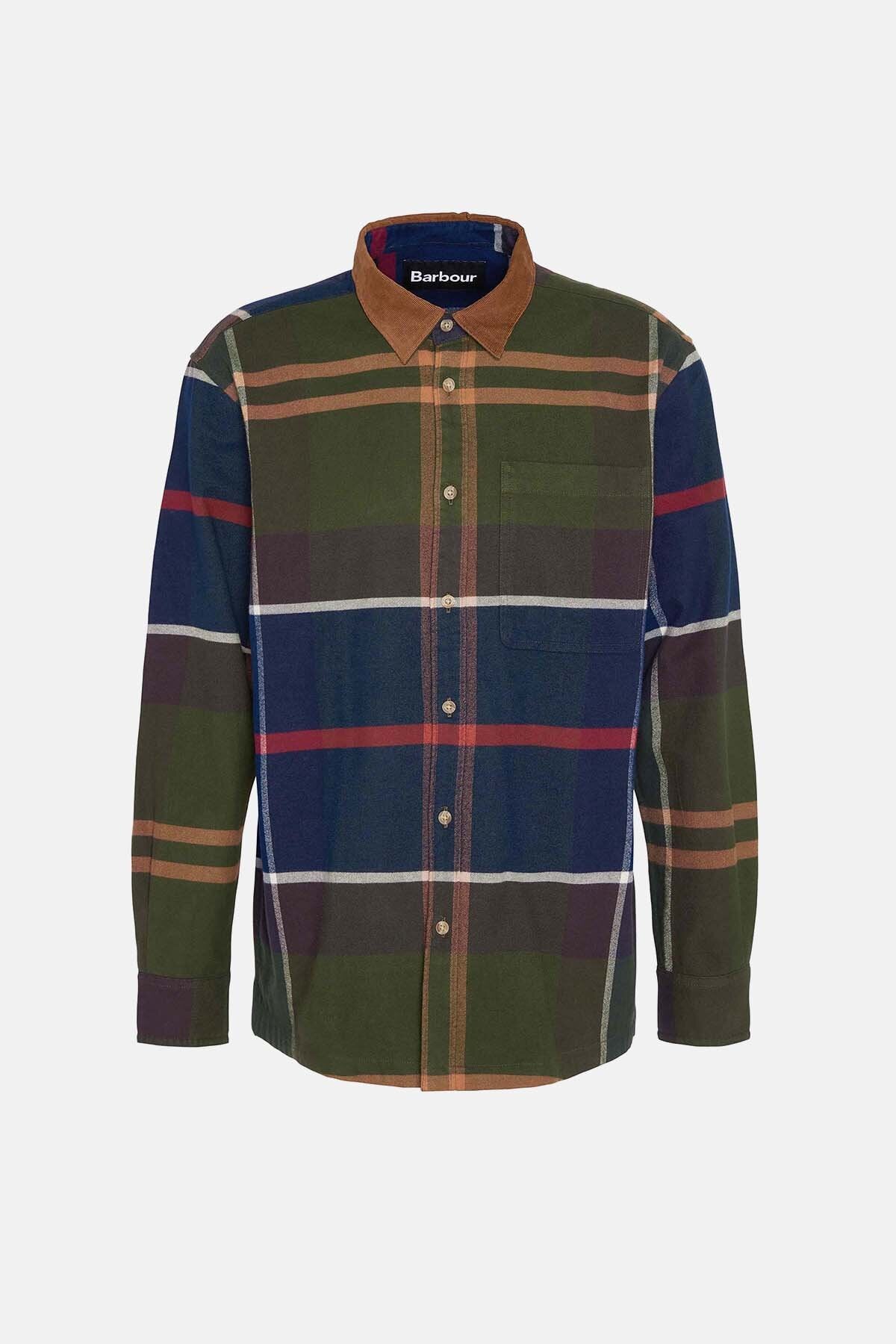 Bushlane Oversized Long-Sleeved Tartan Shirt - CLASSIC TARTAN