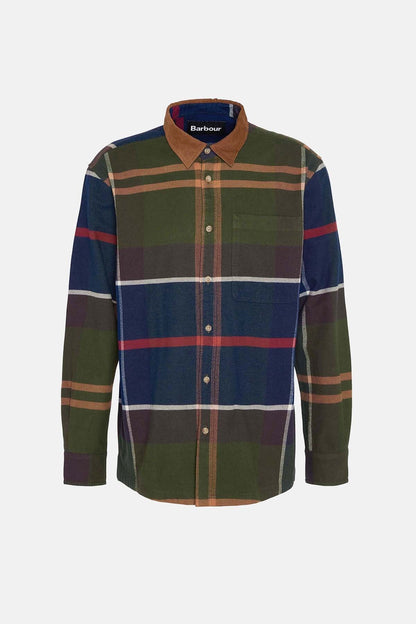 Bushlane Oversized Long-Sleeved Tartan Shirt - CLASSIC TARTAN