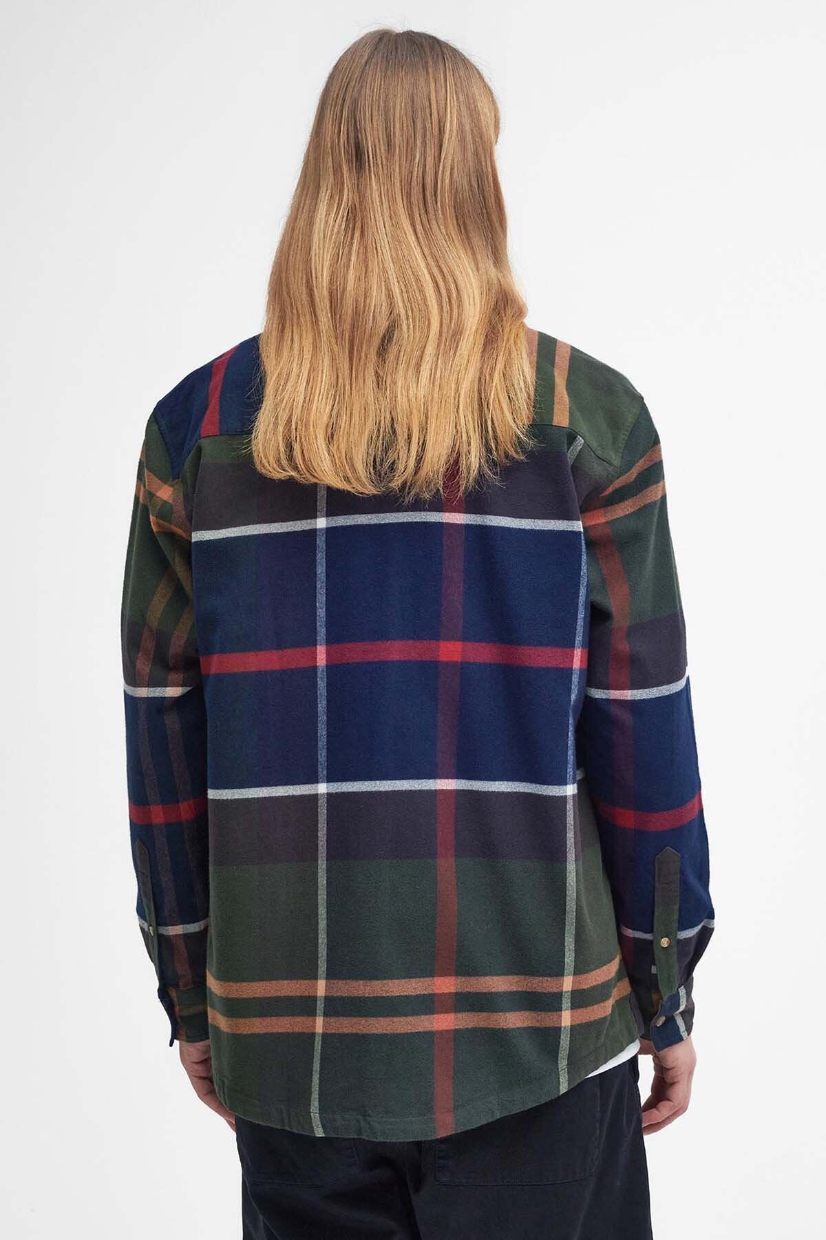 Bushlane Oversized Long-Sleeved Tartan Shirt - CLASSIC TARTAN