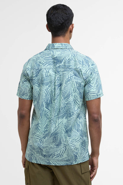 Falmouth Printed Regular Short-Sleeved Shirt - PALE APPLE