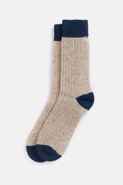 Cotton socks - STONE/NAVY