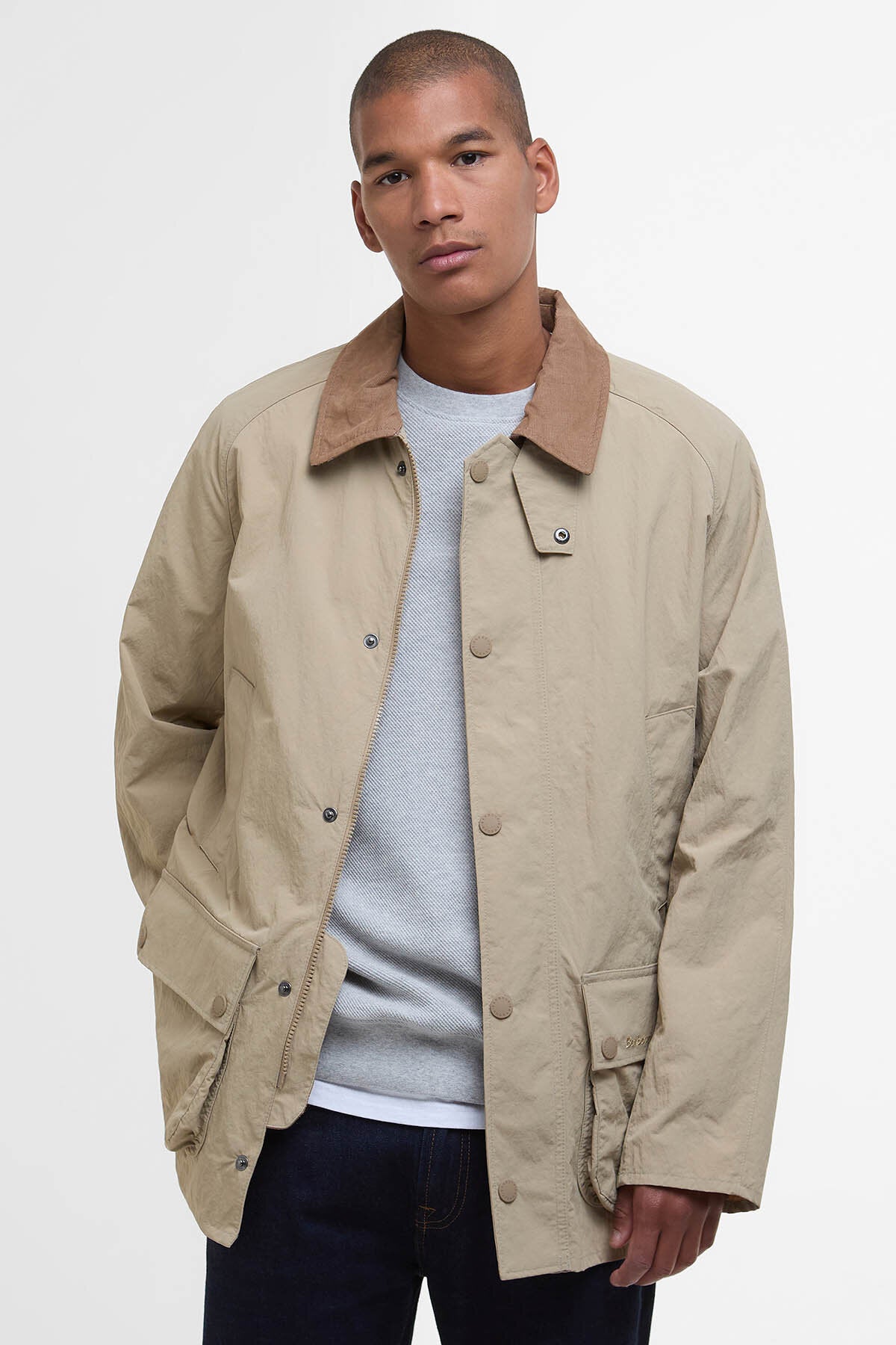 Ashby Showerproof Jacket - WASHED STONE