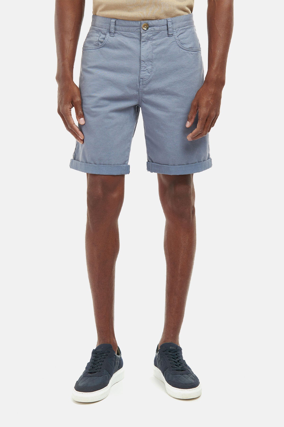 Twill Shorts - WASHED BLUE