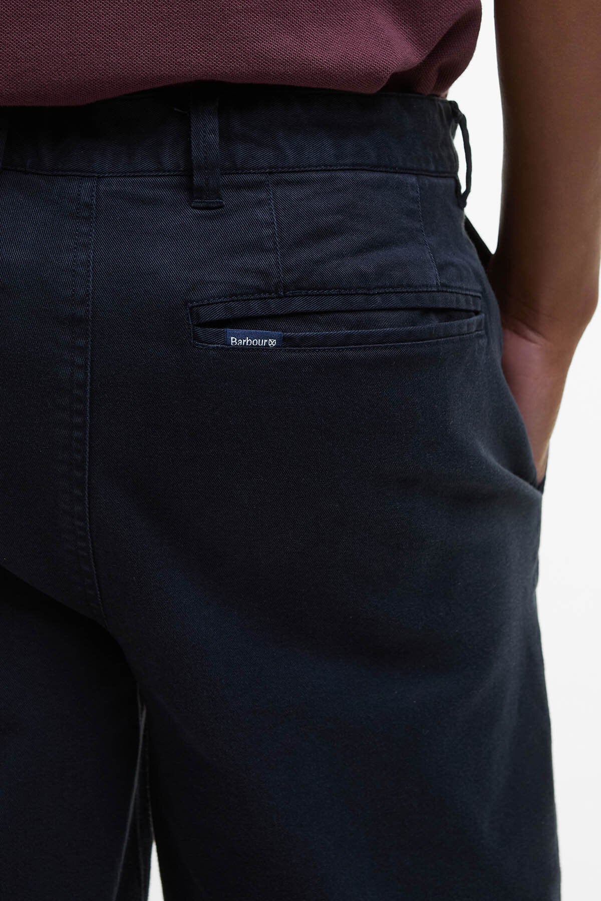 Washed Twill Chino Shorts - DARK NAVY