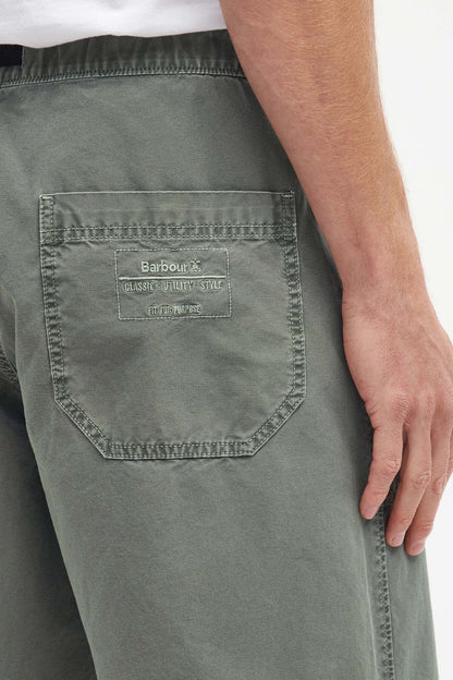 Grindle Straight-Leg Trousers - AGAVE GREEN