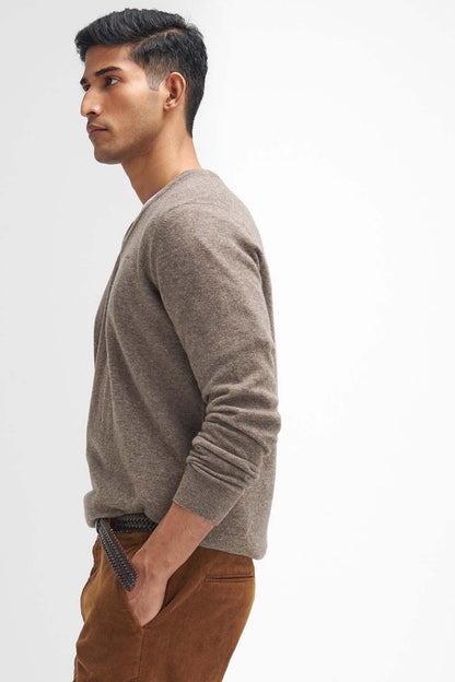 Stretch Cord Tailored Trousers - DARK HONEY