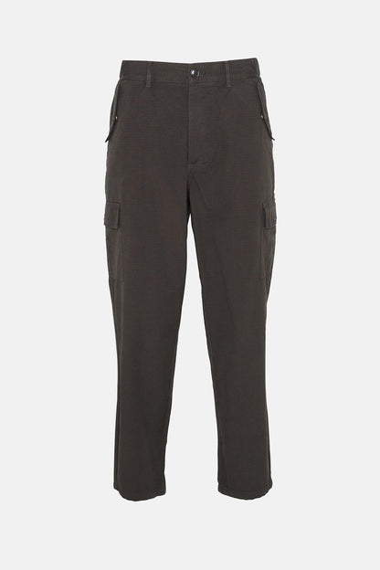 Portland Ripstop Cargo Trousers - BLACK/OLIVE