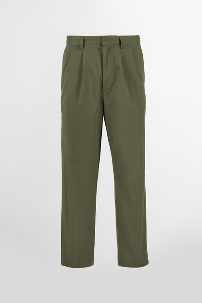 Ted Relaxed Chinos - OLIVE