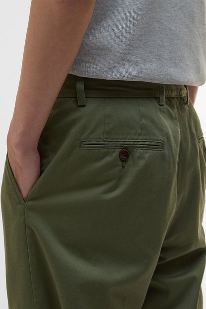 Ted Relaxed Chinos - OLIVE