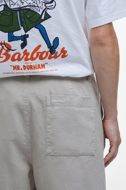 Linen-Blend Relaxed Trousers - MIST