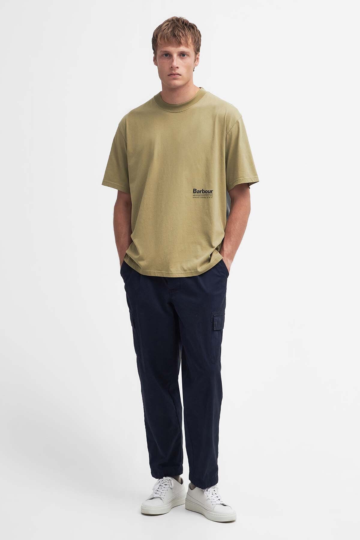Portland Oversized T-Shirt - BLEACHED OLIVE