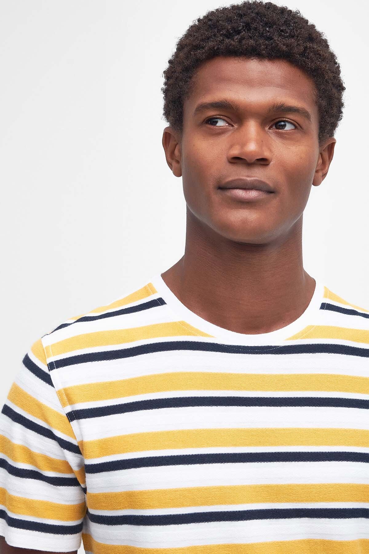 Whitwell Striped T-Shirt - HONEY GOLD