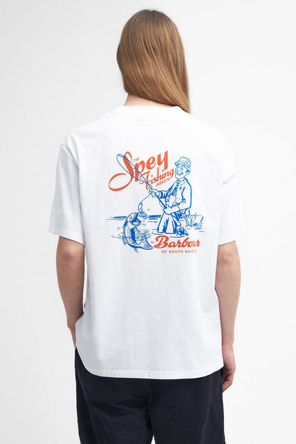 Bayard Oversized Graphic T-Shirt - WHITE