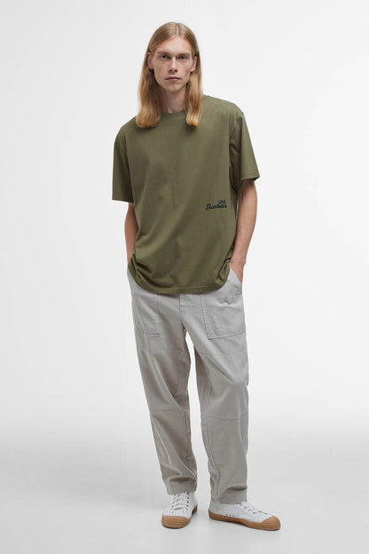 Regence Oversized Graphic T-Shirt - BURNT OLIVE