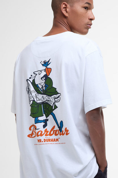 Regence Oversized Graphic T-Shirt - WHITE