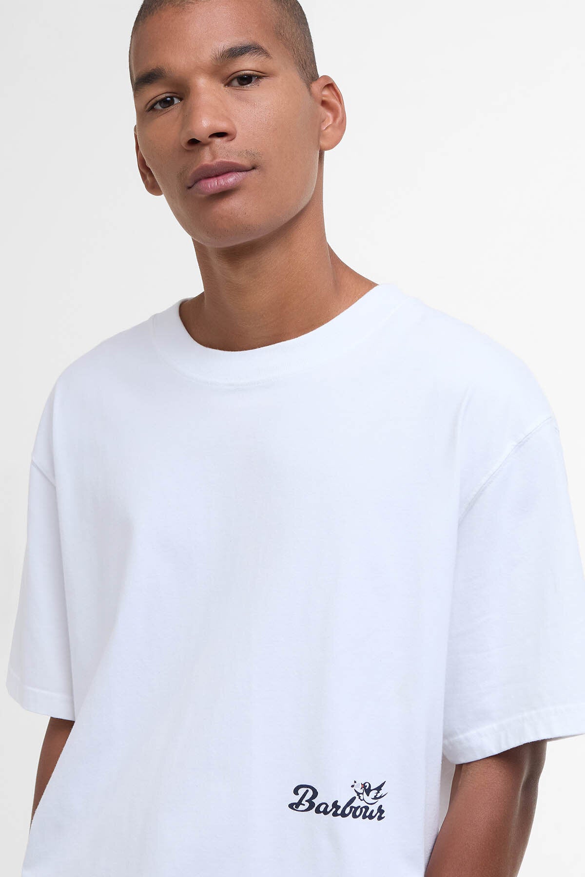 Regence Oversized Graphic T-Shirt - WHITE