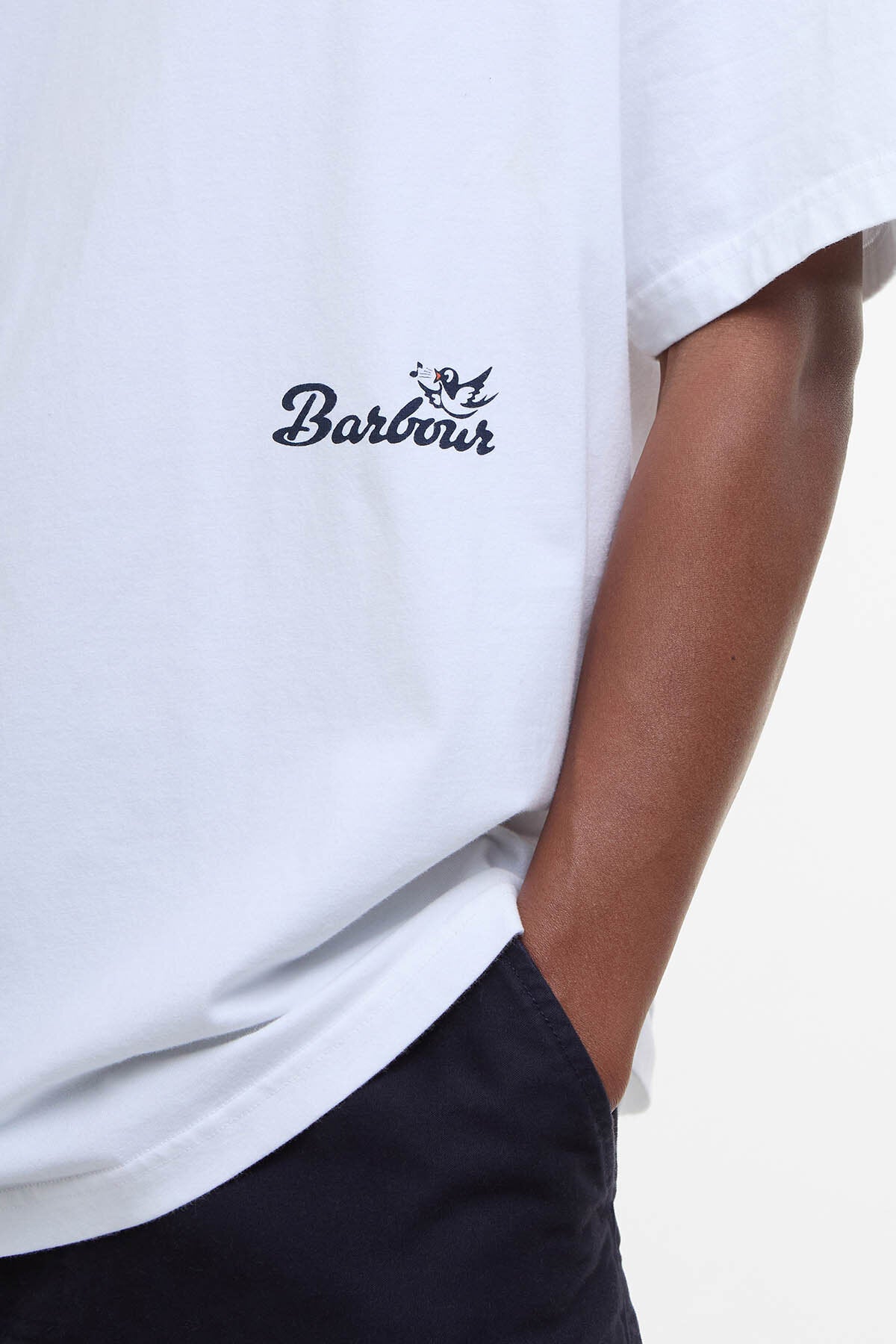 Regence Oversized Graphic T-Shirt - WHITE