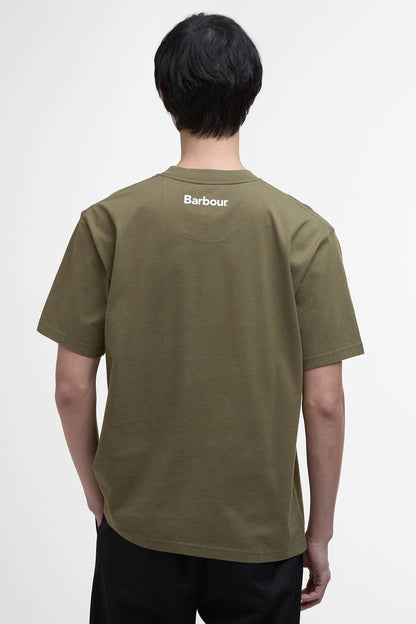 All Weather Oversized Graphic T-Shirt - MID OLIVE