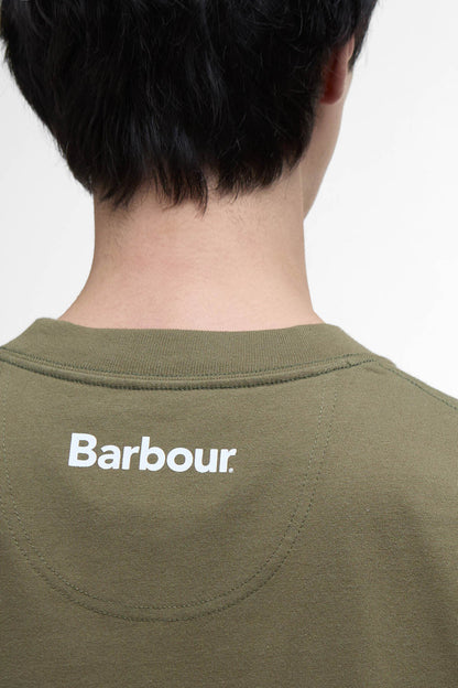 All Weather Oversized Graphic T-Shirt - MID OLIVE