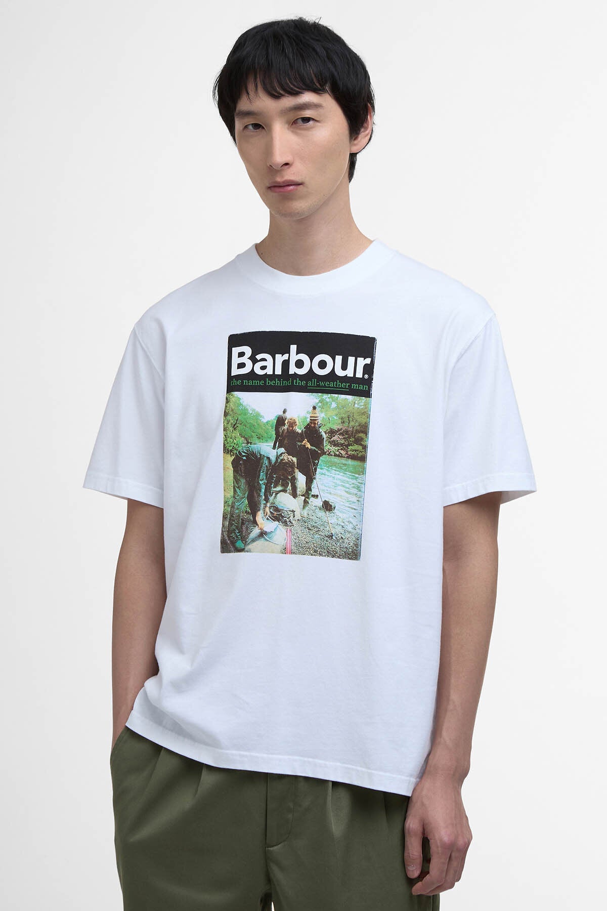 All Weather Oversized Graphic T-Shirt - WHITE