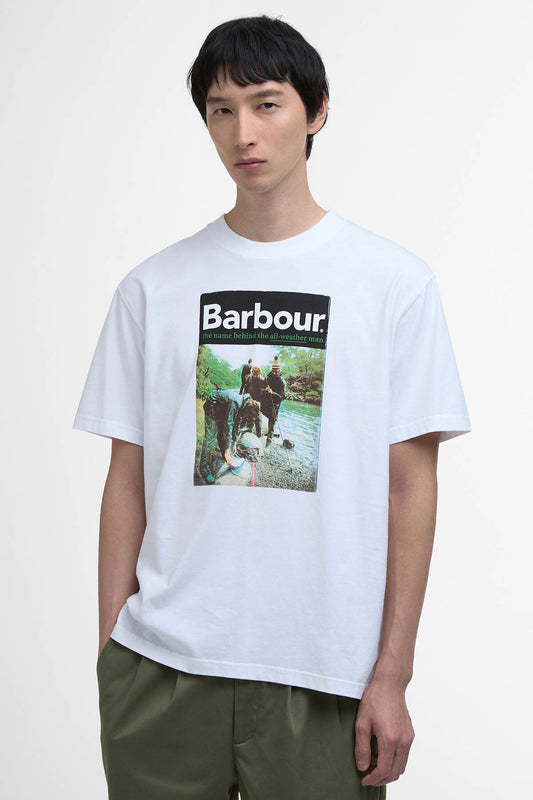 All Weather Oversized Graphic T-Shirt - WHITE