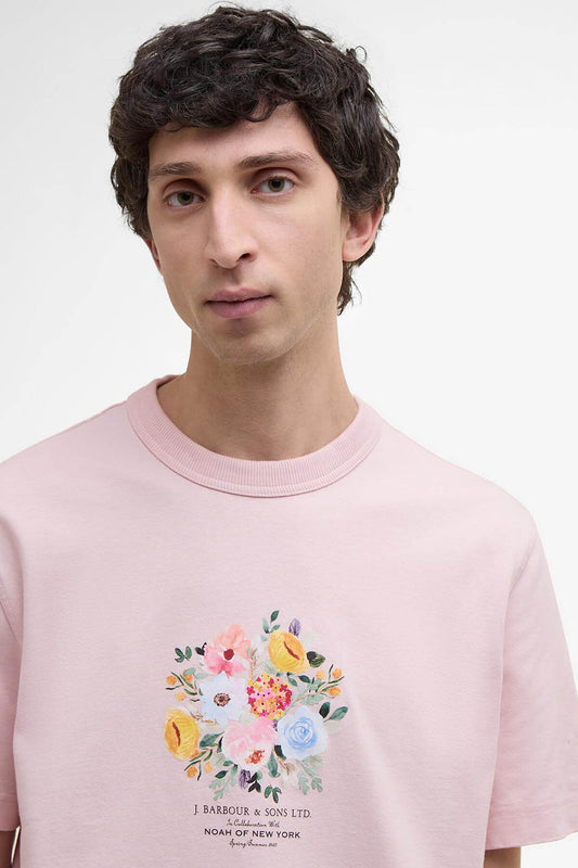 Floral T-Shirt - CHALK PINK