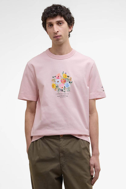 Floral T-Shirt - CHALK PINK