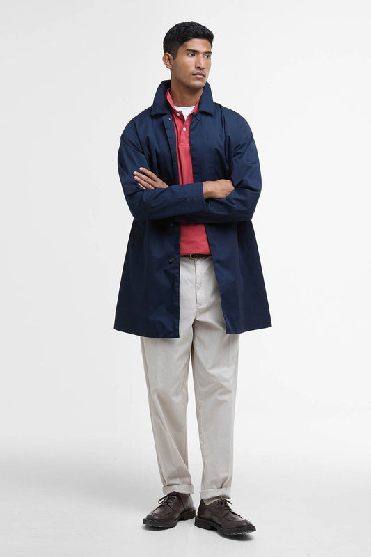 Rokig Lightweight Waterproof Mac - NAVY