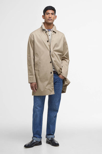 Rokig Lightweight Waterproof Mac - WASHED STONE