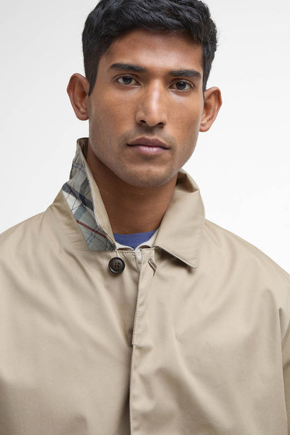 Rokig Lightweight Waterproof Mac - WASHED STONE