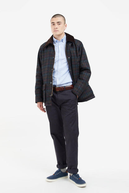 Wool Bedale Jacket - NAVY