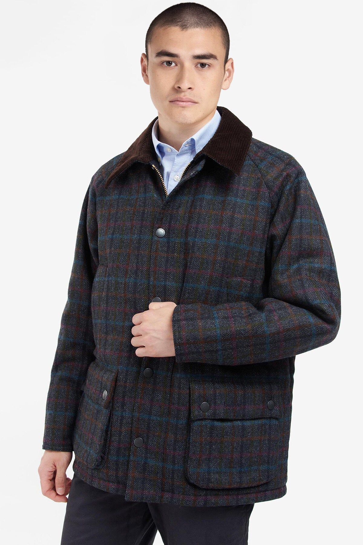 Wool Bedale Jacket - NAVY