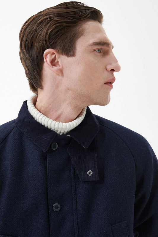 Bedale Wool Jacket - NAVY