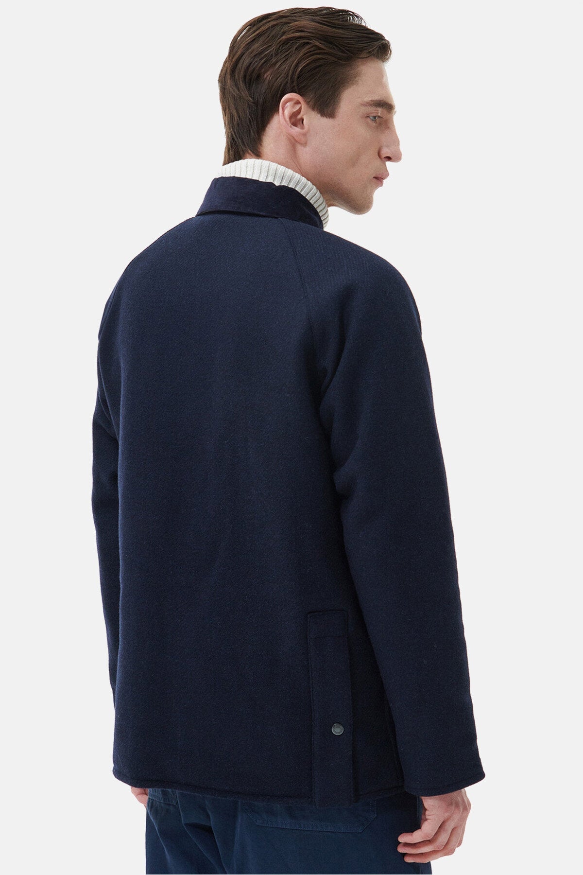 Bedale Wool Jacket - NAVY